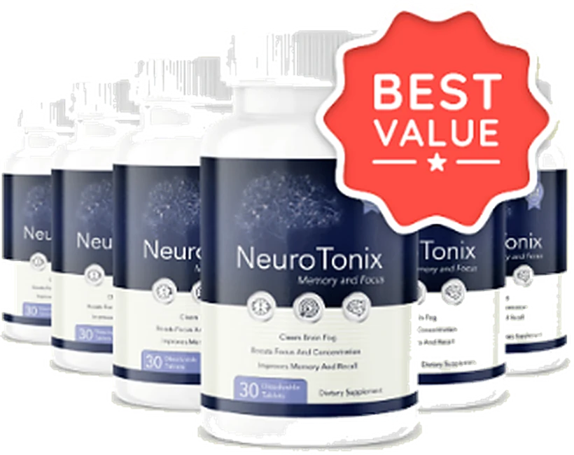 NeuroTonix 6 bottles — 180-day supply